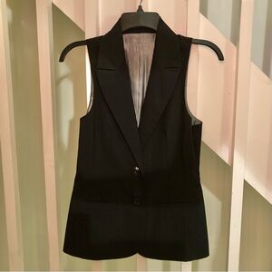 Mexx Black Waistcoat Button Vest